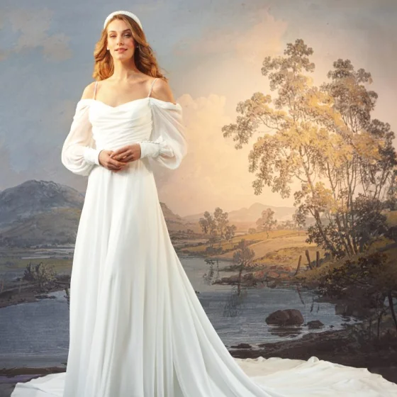 abito da sposa elegante