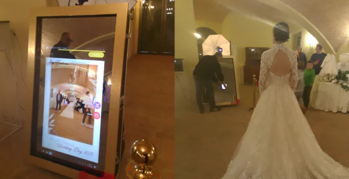 Guest Book in Omaggio con il servizio di intrattenimento Selfie Mirror