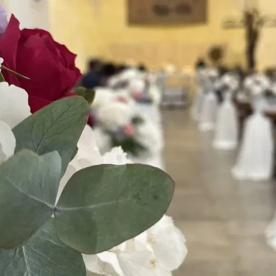 allestimento chiesa matrimonio