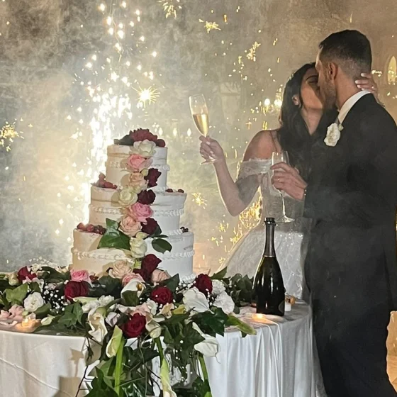 allestimento torta matrimonio